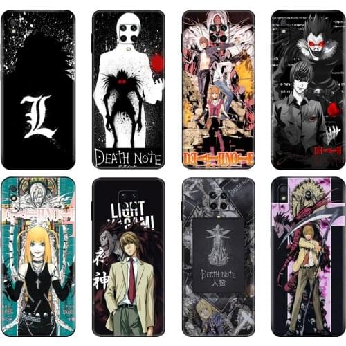 Black tpu Case For Xiaomi Redmi 7A 8 8A 9 9A 9C Case Redmi Note 8T 8 Pro T Note 9 9S 9 Pro Case Japanese Anime