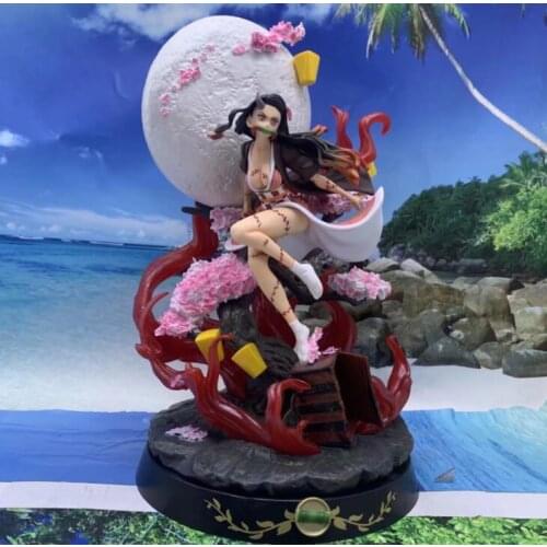 Demon Slayer Nezuko rengouku Statue PVC Action Figure Toy Anime Kimetsu no Yaiba Figurine