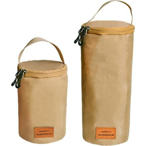 Gas Tanks Storage Bag Protable 900D Oxford Cloth Camping Hiking Flat Gas Tank Light Round Chain Handle Protect Bag