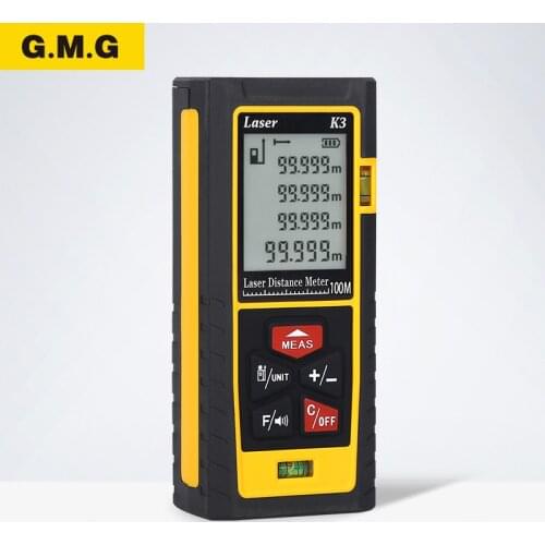 G.M.G laser rangefinder distance meter 100m 70m 50m 40m laser tape range finder build measure digital ruler trena roulette