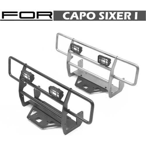 Metal Front Bumper Assembly For 1/6 Scale Remote Control Toys Model CAPO SIXER SUZUKI SAMURAI JIMNY Upgrade Accessories