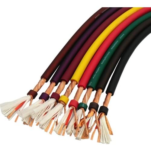 Microphone Cable 2 core Winding Shield Oxygen Free Copper Mic Audio Cable