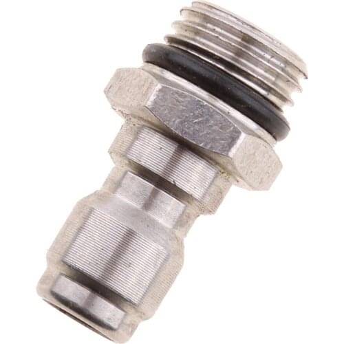 Pressure Washer Adapter Coupling m14 Quick Release Plug New Stainless Steel Male 14mm (M14x1.5 Male Metric) to 12mm