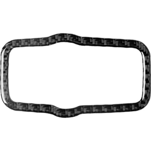 Carbon Fiber Headlight Switch Panel Cover Trim Sticker for Alfa Giulia