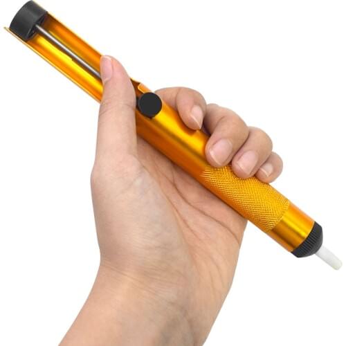 Desoldering Pump Pen Suction Tin Sucker Gun Tool Remove Tin Wire Vacuum Soldering Iron Welding Tools For PCB Circuit Hand Rework