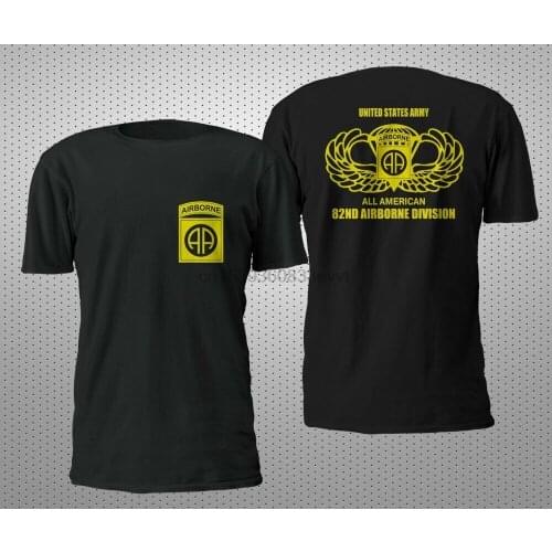 NEW 82ND AIRBORNE SPECIAL FORCE ARMY MILITARY VETERAN T SHIRT S-4XL