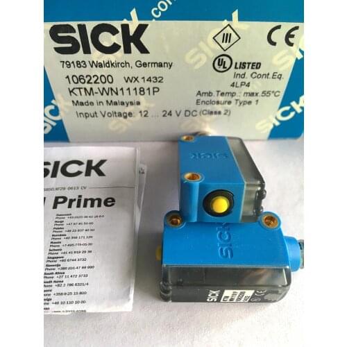100% New Original SICK color standard sensor KTM-WN11181P KTM-WP11181P KTM-WN11182P