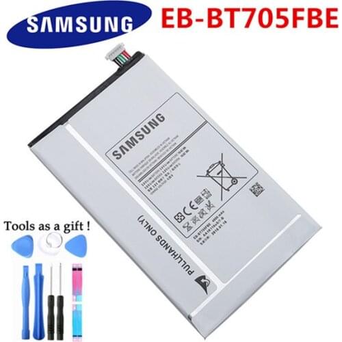 SAMSUNG Original Replacement Battery EB-BT705FBC EB-BT705FBE For Samsung GALAXY Tab S 8.4 T700 T705 Tablet Battery 4900mAh