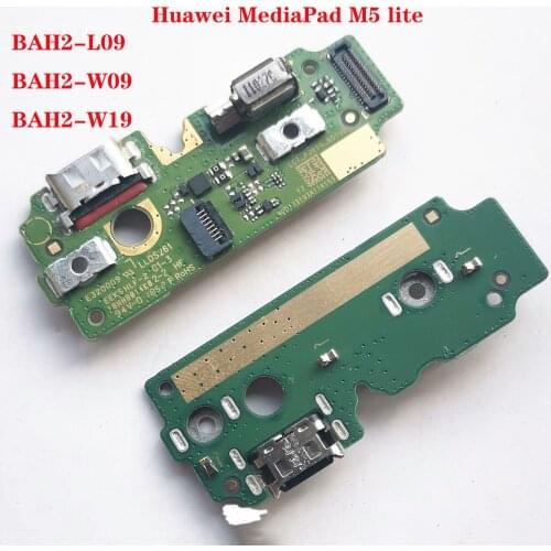 Original USB Port Charger Dock Plug Connector Charging Board FLex Cable For Huawei MediaPad M5 lite