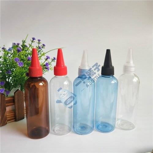 100 ml plastic tip cap bottle, transparent sand painting bottle, squeeze bottle, ink bottle, separate bottle