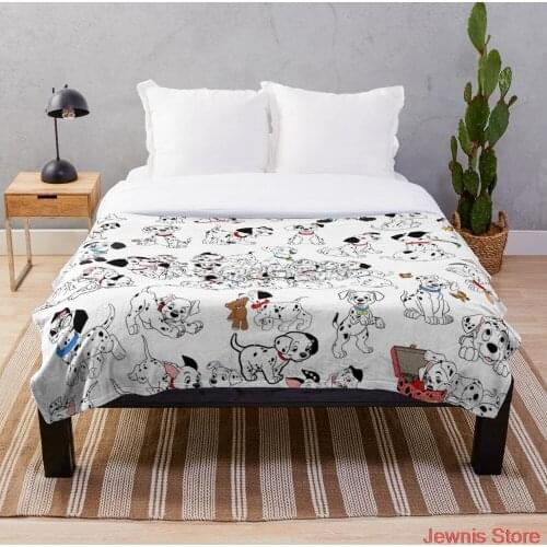 101 Dalmatians Throw Blanket Fleeceon Bed/Crib/Couch Adult Baby Girls Boys Kids Gift