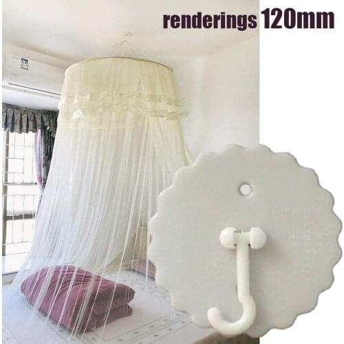 Ceiling Plastic Hooks Mosquito Net Hanger Wall Holder Two Ways to Install Overhead Hooks Cabinet Floor Hooks Porch Wardrobe Hook