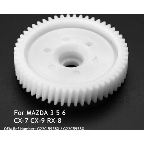 For MAZDA 1pc High Quality ABS Front Rear Power Window Regulator Motor Gear G22C5958X Support 3 5 6 CX-7 CX-9 RX-8