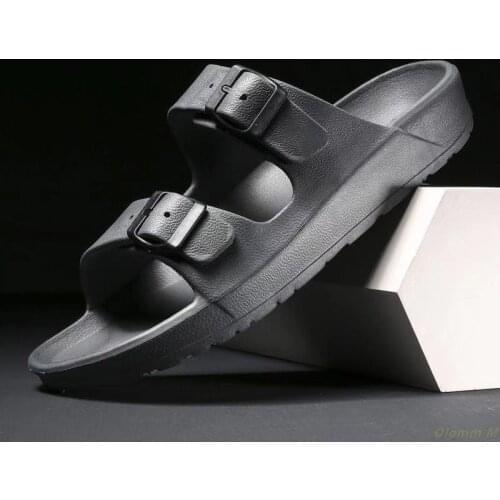 Summer Men Sandals Fashion Couples Beach Sandals Anti-Slip Lightweight Clogs Men Comfortable Jelly Sandal Unisex Garden Slippers