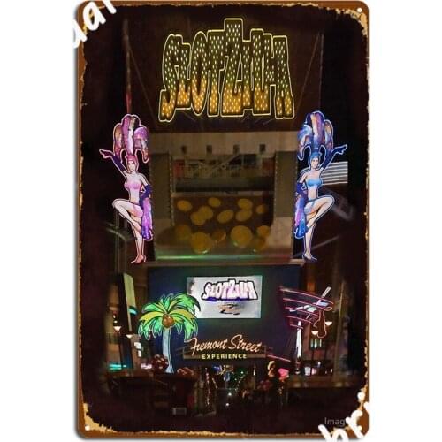 Slotzilla Metal Plaque Poster Classic Mural Cinema Kitchen Plaques Tin Sign Posters