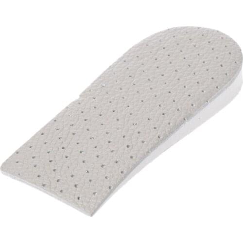 Heightening Insole Invisible Comfortable Unisex Women Heighten Insert Cushion Pads 1/1.5/2cm Faux Leather EVA Lifting Insole