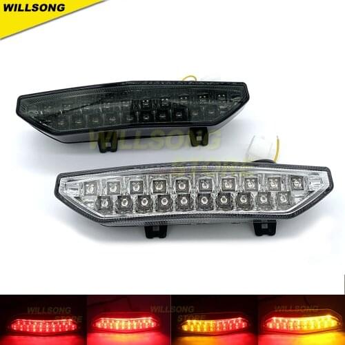 LED Rear Tail Brake Light Blinker Turn Signal Integrated Lamp For KAWASAKI NINJA ZX6R ZX10R CONCOURS 14 GTR1400 Motorcycle