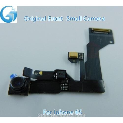 100% Original Small Front Facing Camera Flex Cable For iPhone 6S with Light Proximity Sensor Microphone