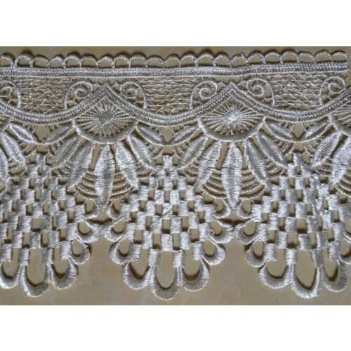 14.5cm luxurious water soluble embroidery big leaf lace,clothes and home item decoration accessories,XERY14329R