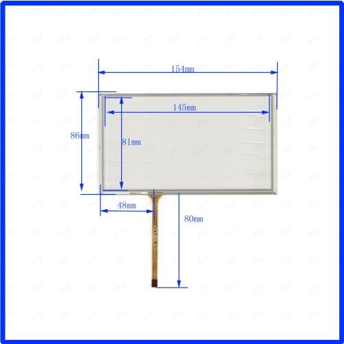 ZhiYuSun 10PCS/LOT XWT1850 155*88mm 6.2inch 4lines resistance screen this is compatible blass suitable 155*88