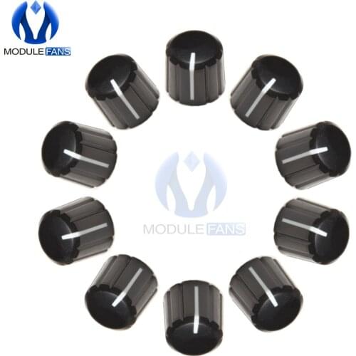 5PCS For WH148 360 Degrees Rotary Encoder Aluminum Alloy Caps Knob Brick Sensor Switch Potentiometer ABS