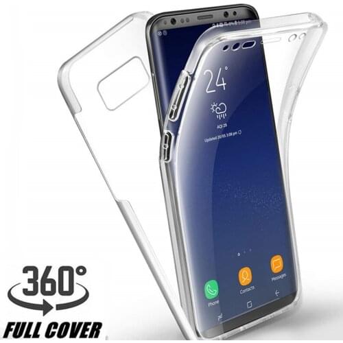 360 Full Body Case For Samsung Galaxy A10 A30 A40 A50 A70 A51 A71 A31 A41 S6 S7 S8 S9 S10 S20 Plus M21 M31 Transparent Cover