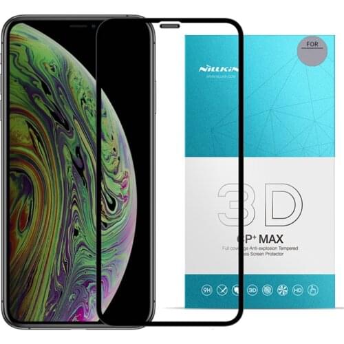 For iPhone XR Glass 3D Curved Tempered Glass NILLKIN CP+ Max Anti-Burst Screen Protector for Apple iPhone X Xs Max