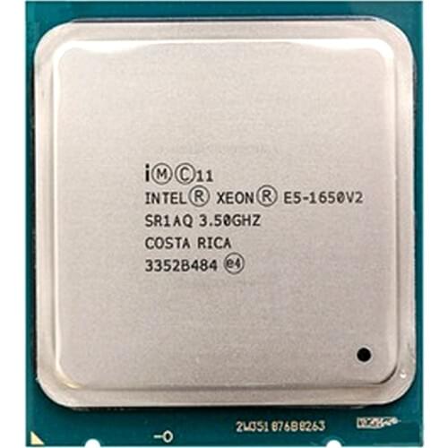 Intel Xeon Processor E5 1650 V2 E5-1650 V2 CPU LGA 2011 Server processor working properly Desktop Processor E5-1650V2