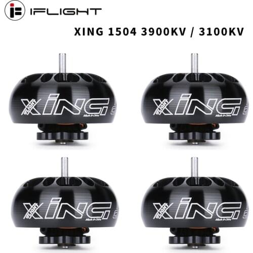 IFlight XING 1504 3900KV / 3100KV 3S-6S FPV NextGen Motor (unibell) 1.5mm compatible 4inch propeller for Light voyage FPV Drone