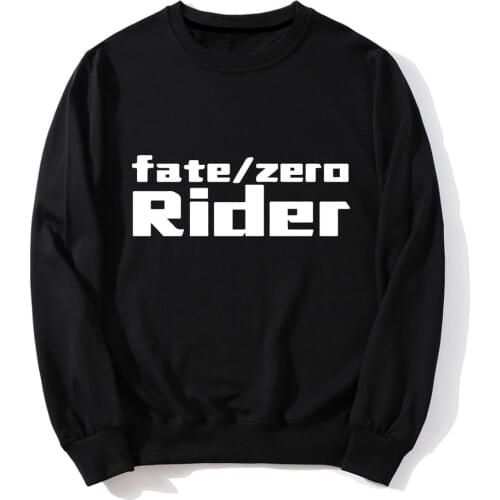 HOLRAN 2020 New Arrival Hoodies Fate Stay night Printing Fate/zero Rider Soild 6 Color Long Sleeve Sweatshirt Tops