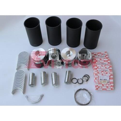 For ISUZU 4HG1T 4HG1-T rebuild kit water oil pump conrod valve gasket piston