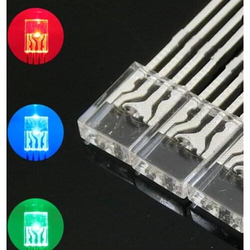 Through Hole Water Clear 257 2*5*7mm RGB LED Diode Common Anode/Cathode