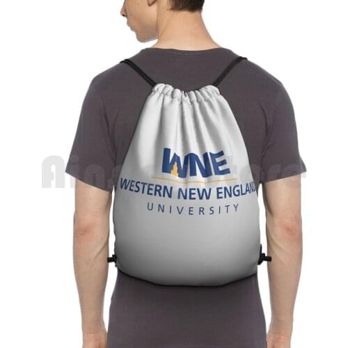 Western New England / Wne Backpack Drawstring Bag Riding Climbing Gym Bag Western New England University Western New England