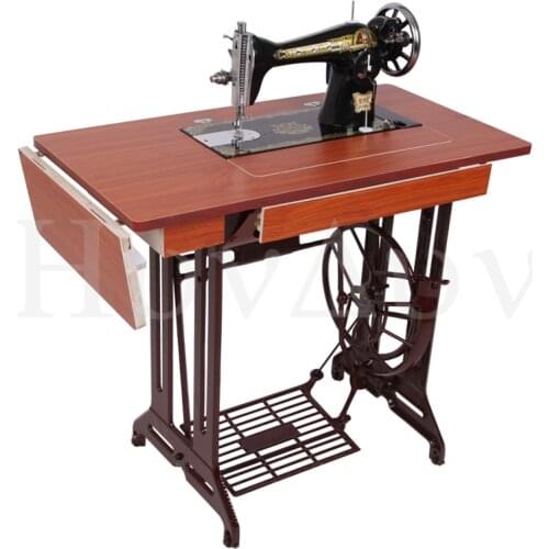 Butterfly brand household vintage sewing machine pedal sewing machine manual electric thick sewing machine
