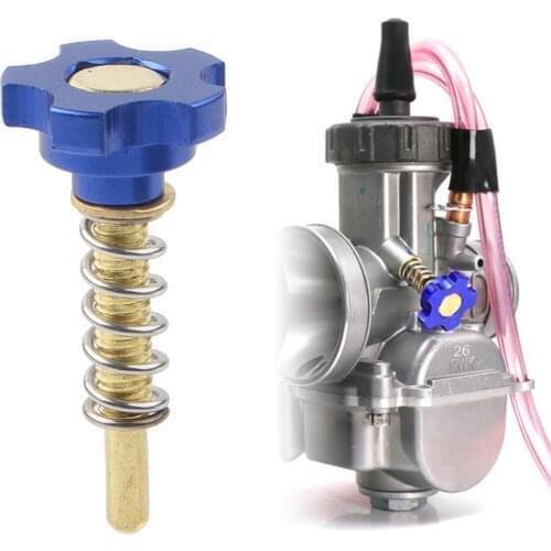 Blue Motorcycle Carburetor Idle Speed Adjusting Screw kits Universal For PWK Carbs
