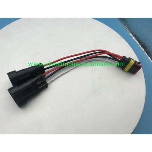 Tyco/Amp 3 Way Female and Male Connectors Waterproof Auto Plug 282087-1 282105-1 With wire or without wire