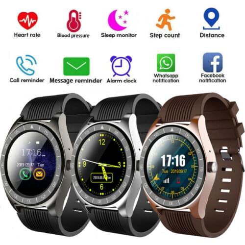 V5 Smart Watch Bluetooth Waterproof Smart Bracelet Sleep Monitor Pedometer TF SIM Smart Wristband For Android iOS AT