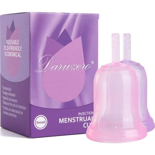 Liquid Medical Silicone Menstrual Cup Women Lady CupSoft Liquid Silicone Menstrual Cups in Feminine Hygiene Menstrual Period