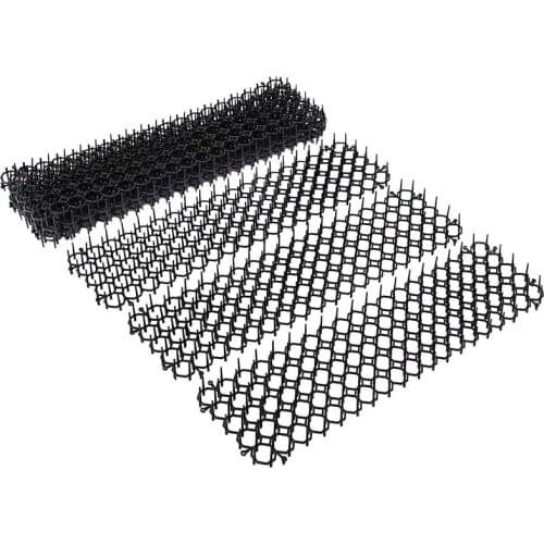 10Pcs Cat Scat Spike Mats - Anti Digging Flexible Pet Safe Deterrent Spike Pad for Outdoor Garden 49cmX13cm
