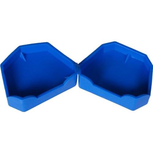 6pcs/set Dental Model Base Dental Mold Plaster Base Denture Tray Dental Lab Former Base Kit Oral Hygiene Care 3 Sizes