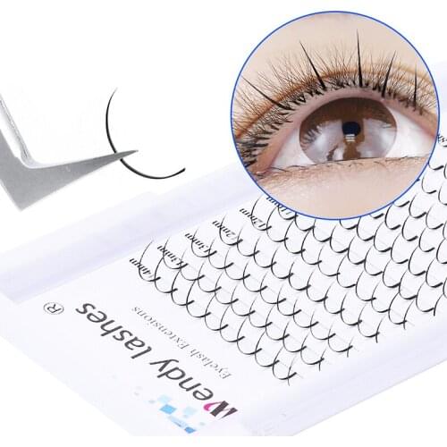 A Shape Eyelash Extension Fashion Makeup Individual Lashes Natural Faux Mink False Eyelashes 3D Professional YY Lashes Supplies