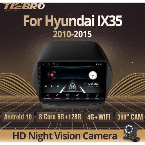 TIEBRO 2din Android 9.0 Car Radio For 2009 2010 2011 2012-2015 Hyundai IX35 GPS Multimedia Player With Bluetooth 2GB DVD Player
