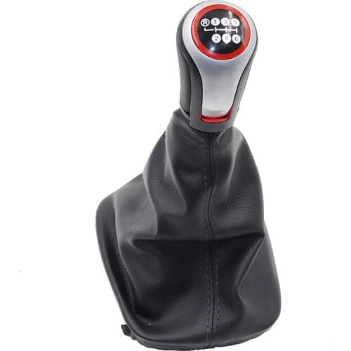 Car Shift Gear Knob Lever Gaitor Boot Cover For Audi A3 S3 8p 2003-2013 A4 S4 Q5 S-Line 2007-2015 decoration accessories