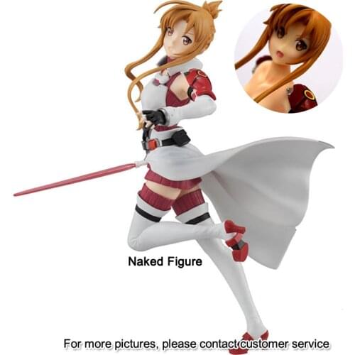 23cm Original figure transform Sword Art Online Asuna Adult Naked Resin PVC Action Fgure GK Model Worth Collectable Toy