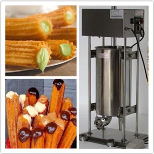 Electric stainless steel churros-machine-maker spanish churro making machines with fryer