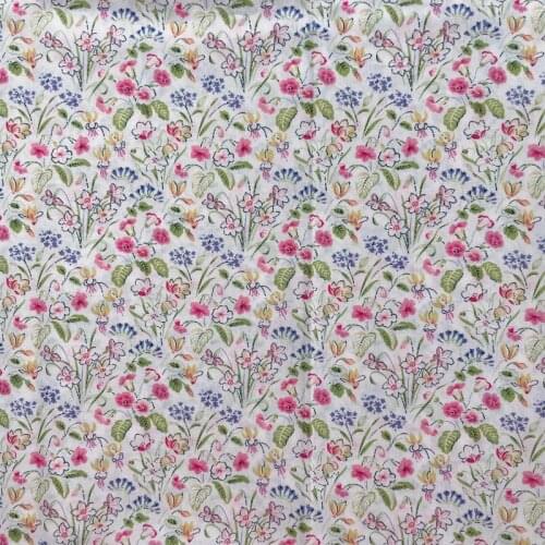 Lola isabel 80S Like Liberty Cotton Poplin Fabric For Kids Baby Sewing Cloth Dresses Skirt DIY Half Handmade Meter Purses