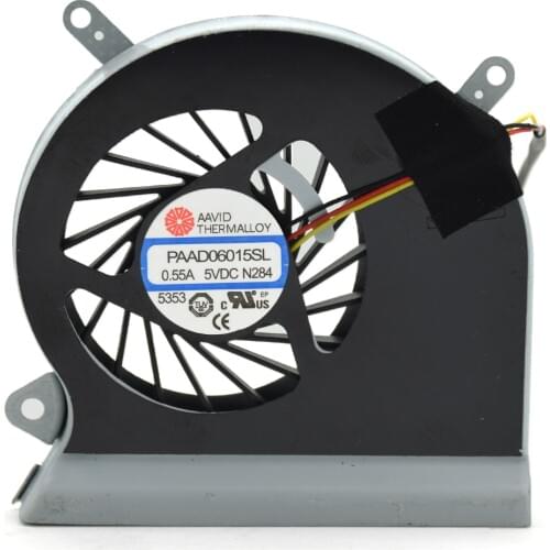 New PAAD06015SL 0.55A 5VDC 3 pin A166 N284 Laptop CPU Cooler Fan For MSI GE60 16GA 16GC Series Notebook CPU Cooling Fans