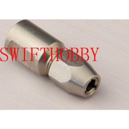 M6.35-4.76mm Stainless Steel Collet Coupler Connector W/ Thread RC Boat