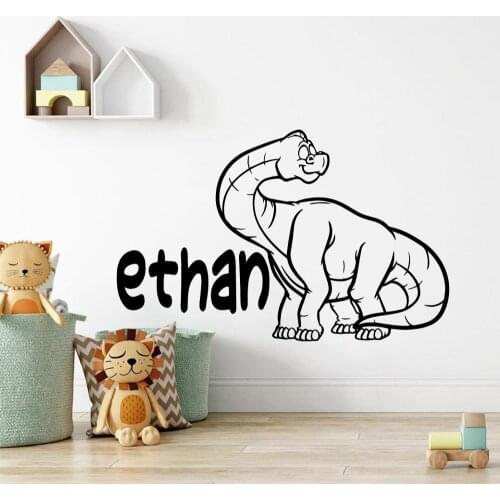 Cartoon dinosaur Cartoon Wall Decals Pvc Mural Art Diy Poster Decor Living Room Bedroom Removable Wall Art MURAL Drop Shipping