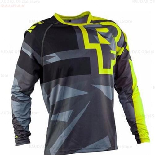 Men DH MX Downhill Motocross Racing Jersey Motorcycle Moto Long Sleeve Off-road Jersey Quick-drying Downhill Jerseys 2021